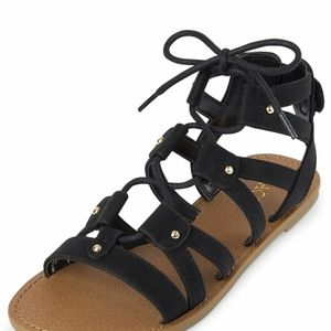 NWT Girls Studded Gladiator Sandals